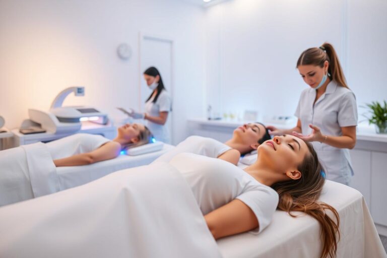 terapia de luz LED estética